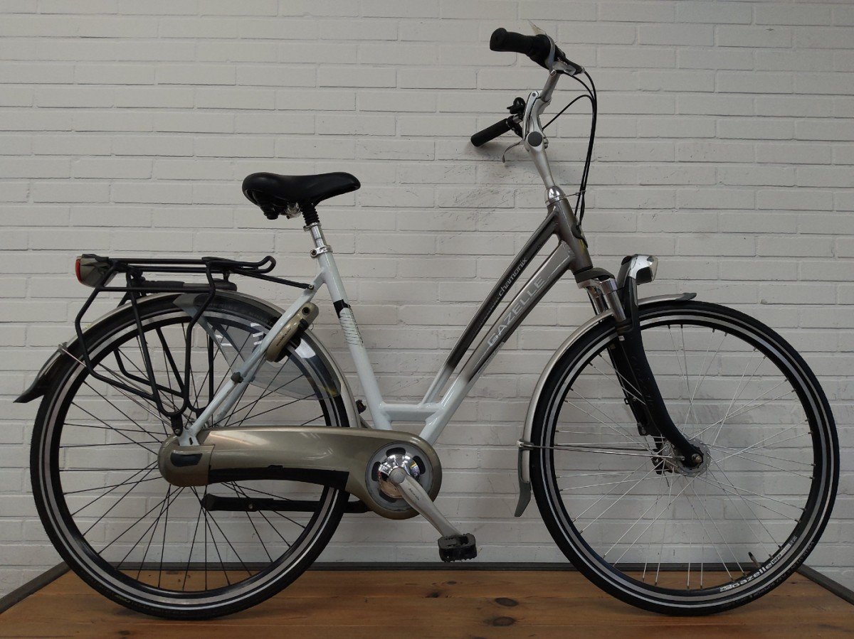 Gazelle Chamonix Dames Wit / grijs 53cm 2013