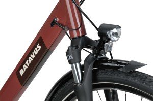BATAVUS Altura E-Go Plus N7 Lageinstap Rood Bruin Glans 61cm 2024