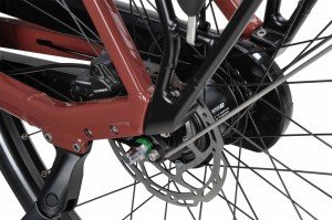 BATAVUS Altura E-Go Plus N7 Lageinstap Rood Bruin Glans 61cm 2024