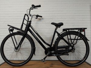 Gazelle HeavyDutyNL Dames Zwart Glans 54cm 2018